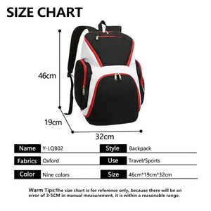 Sac de sport personnalisé VIPOKO, sac à <span class=keywords><strong>dos</strong></span> de basketball pour enfants, sac à <span class=keywords><strong>dos</strong></span> de sport de plein air, sac de voyage de football, sac de basketball pour hommes Elite - Product Image 5