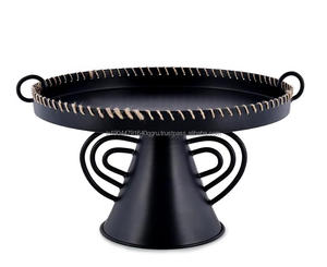 Tabletop <b>Cake</b> <b>Stand</b> Metal Design <b>Cake</b> Server With Premium Quality Finishing For Home Decor And Ocassional Uses With Fine <b>Marble</b> - Product Image 2