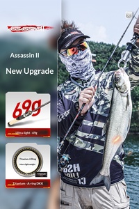 Canne à pêche HASIDA Assassin II Ultra-légère M F Action, manche droit/lancer, pour <span class=keywords><strong>Black</strong></span> Bass, universelle, multi-environnements, pour leurres - Product Image 6