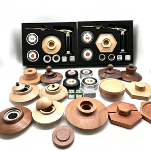 Kit de fumage pour cocktails en gros avec torche, 6 saveurs de copeaux de bois, ensemble d'infusion fumée pour whisky Old Fashioned, boissons, bourbon, vin B - Product Image 1