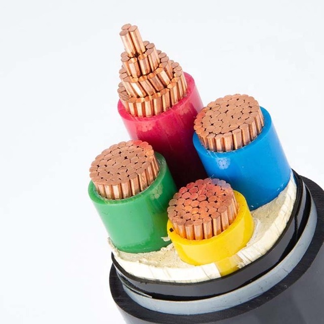 Power Cable 0.6 1KV Copper Conductor PVC Sheath 0.5 10mm² Size Heat Resistant for Electrical Wiring Systems