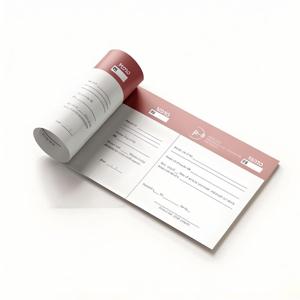 Hoge Kwaliteit 5 Carbonless Factuur Ontvangstboek 2 Deel 50 Sets Duplicaat Ontvangstformulieren Op Maat - Product Image 5