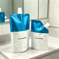 Pochettes à bec verseur personnalisées imprimées 100ml 200ml 250ml 500ml pour désinfectant, savon liquide, recharge