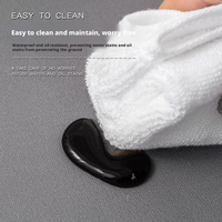 Tapis en terre de diatomée moderne, anti-huile, imperméable, doux, lavable en machine, antidérapant, prêt à être expédié pour le dropshipping