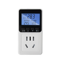 Thermostat intelligent à affichage numérique, interrupteur de commande de chauffage, contrôleur de température de chauffage pour aquarium et animaux de compagnie, 10A 250V 50HZ