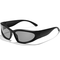 COOCHE Lunettes de soleil ovales unisexes pour enfants de haute qualité avec protection UV400, monture intégrale, idéales pour le cyclisme et les fêtes