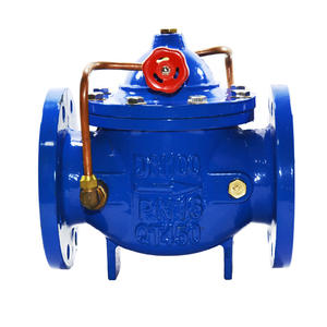 300X PN16 Gusseisen flansch Rückschlag ventil mit Durchfluss regelung Langsam geschlossenes Rückschlag ventil - Product Image 3