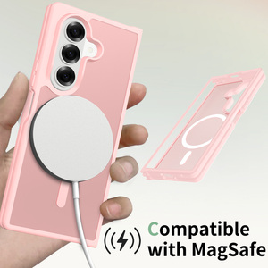 Phong Cách Da Bền Cảm Thấy Từ Trường Hợp Điện Thoại Cho Samsung Z Gấp 7 Chống Trượt Bảo Vệ Cover Quay Lại - Product Image 4