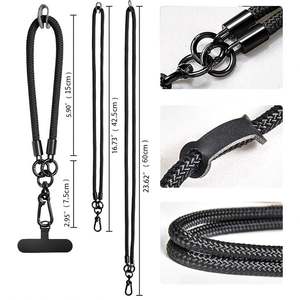 Sac messager promotionnel personnalisé, ensemble de sangles en nylon, cordon de téléphone portable, autocollant de cordon, dragonne de téléphone portable - Product Image 6