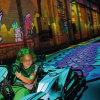 Machine de jeu de course de karting interactive à projection AR Sqarcade, mode bataille serpent, équipement d'arène de karting immersive, divertissement