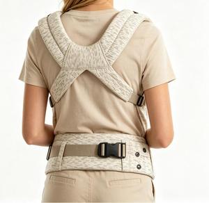 Porte-bébé ergonomique toutes saisons en polyester avec soutien lombaire, design pliable, positions ventrale ou dorsale, capacité de charge 10 kg - Product Image 4