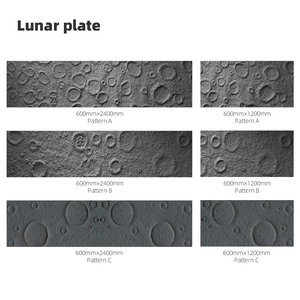 Panneaux en pierre lunaire PU, plusieurs tailles, imperméables, ignifuges, résistants aux UV, pour la décoration murale intérieure et extérieure des villas - Product Image 4