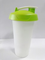 Gobelet shaker protéiné de 600 ml au design moderne et adorable en forme de champignon, avec options de logo couleur personnalisé, pour la cuisine, la salle de sport et les activités sportives en plein air