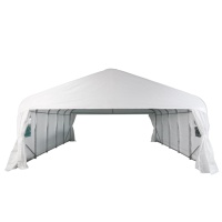 Abri Pliable Robuste Double Carport – Garage Portable pour Parking de Voiture