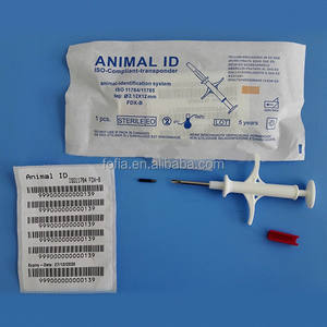 Rastreo de animales Rfid Identificación de animales 134,2 Khz LF NFC Microchip de animales para mascotas Jeringa veterinaria - Product Image 5