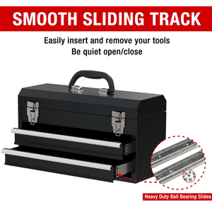 Thép cán nguội hình chữ nhật sơn mài hộp công cụ Tủ ngực nhiệm vụ nặng nề ngực chốt mở rộng đầy đủ ngăn kéo cho cửa hàng sửa chữa - Product Image 3