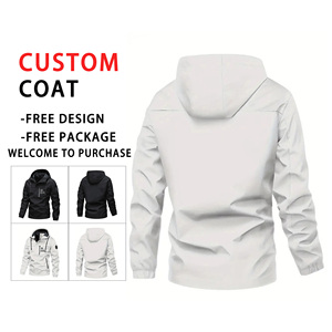 2025 Nhà Máy Trực Tiếp Áo Gió Người Đàn Ông Của Nước Chịu Mài Mòn Giữa Chiều Dài Đứng Áo Khoác Kích Thước Dây Kéo 3XL Mùa Xuân Mùa Thu Ngoài Trời Giản Dị Áo Khoác - Product Image 3