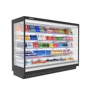 슈퍼마켓 냉장 쇼케이스 유리문 맞춤형 슈퍼마켓 냉장고 채소 과일 진열 쿨러 - Product Image 4