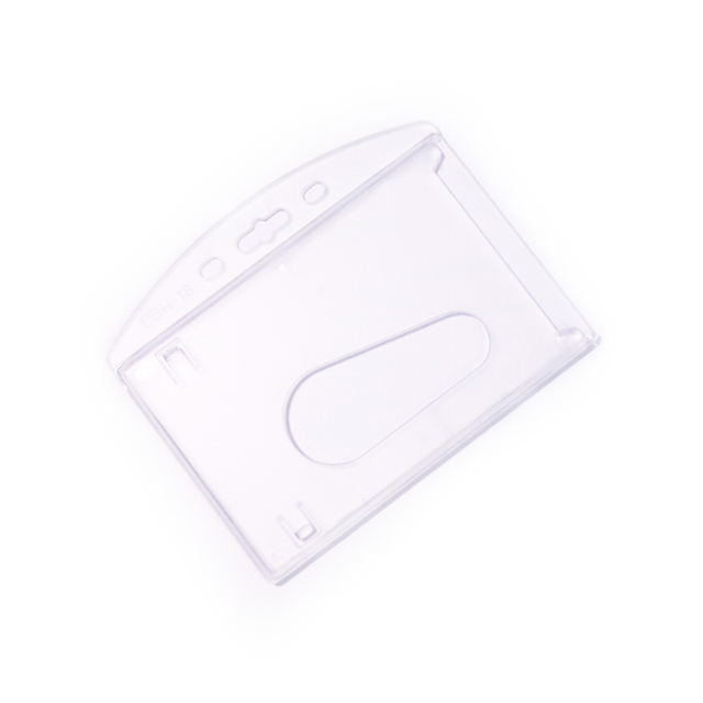 Plastic Transparent Business Card ID Card Holder