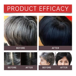 Venta caliente Cuidado del cabello Oscurecimiento Limpieza profunda Nutritiva Herbal Polygonum Multiflorum Ginseng Champú - Product Image 5