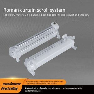 Factory Direct Großhandel Hochzeit Roman Vorhang Zubehör Langlebige moderne Rollos aus weichem Stoff mit Schienen befestigungs halterungen - Product Image 4