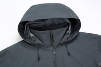Fabricant de vêtements pour hommes de haute qualité, veste coupe-vent unie personnalisée pour hommes, veste de randonnée imperméable pour hommes