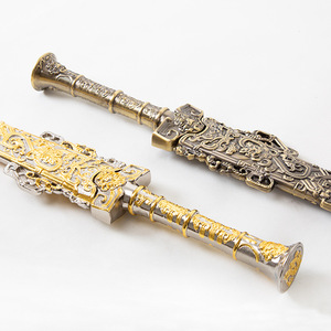 Spada di Yin Shou dei Tre Regni, Spada dell'Imperatore Yi, Replica 1:1 in Metallo Elettroplaccato, Accessori per Film e Serie TV - Product Image 4