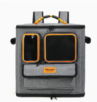 Sac à dos de transport pour animaux de compagnie (chiens et chats) multifonctionnel, respirant, portable et de haute qualité, avec roulettes – Service de première classe