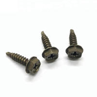 Tornillos Autoperforantes de Cabeza Hexagonal con Punta de Perforación, Acero Plateado, OEM Personalizado para Techos Metálicos y Estructuras de Acero