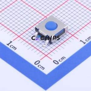 TS-1047A-A1B2-D2 Tactile Switch SMD Switch Single Pole Single Throw Round Button 1.8N Vertical Mount - Product Image 1