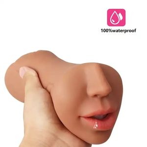 ของเล่นทางเพศชายแบบ 3 in 1 ช่องปาก ช่องคลอด และทวารหนัก แบบนุ่ม สำหรับผู้ชาย ช่วยในการสำเร็จความใคร่ ให้ความรู้สึกสมจริง - Product Image 4