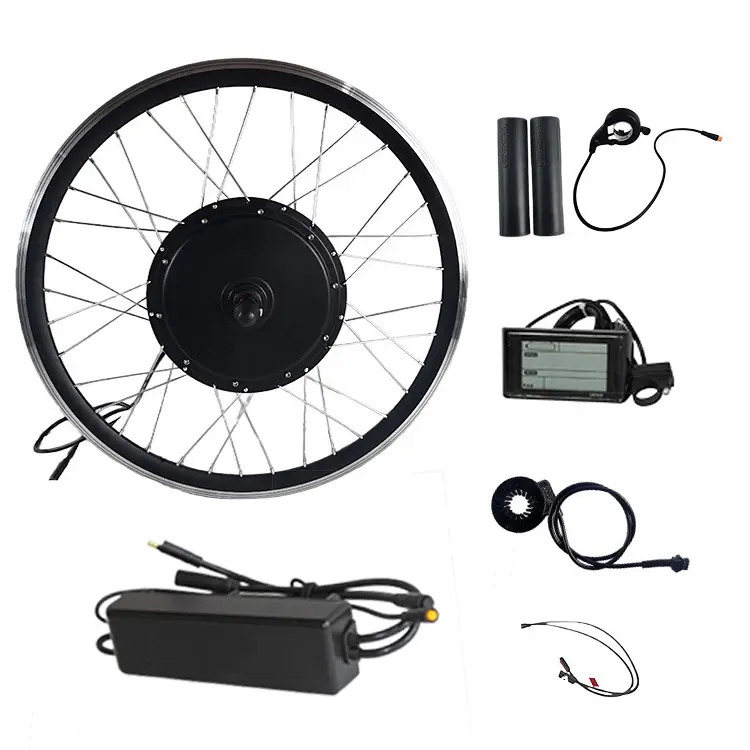 Nuova venuta impermeabile Ebike Kit ruota posteriore 48v 1000W motore Brushless bici elettrica Kit di conversione Ebike con batteria opzionale