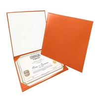 Porte-documents de haute qualité avec levier de rechargement, format A4, pour diplômes et certificats scolaires, avec logo personnalisé, organisateur de documents
