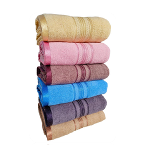 100% Cotton Dobby Border <b>Towels</b> <b>Hand</b> Face and <b>Bath</b> <b>Towels</b> Soft Absorbent Luxury Terry Fabric for Hotel Resort Home Use - Product Image 5