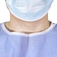 Robes chirurgicales SMS Haixin Health de niveau 4 AAMI offrant une protection maximale contre les fluides et les agents pathogènes, certifiées CE, stérilisées à l'oxygène stérile.