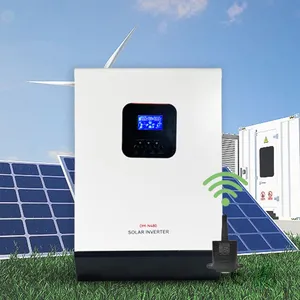 DEMUDA 48V DC bis 220V/230V AC 5000W 5KW Solar Hybrid Wechsel richter mit 80A MPPT Laderegler für Blei-Säure-und Lithium batterie