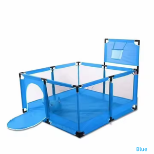 Bon marché, arène d'activités sportives pour bébés et tout-petits, tapis de clôture de sécurité, tapis de jeu <span class=keywords><strong>pliable</strong></span> pour enfants avec anneaux de traction sur pied - Product Image 5