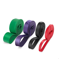 Banda Elástica de Resistencia de Látex de Alta Resistencia para Ejercicio, Banda Elástica para Deporte, Fuerza, Asistencia en Dominadas, Entrenamiento, Pilates, Equipo de Fitness