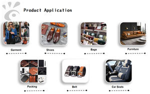 Tùy chỉnh dập nổi PU da nhân tạo vải với dệt mô hình mềm cứng trang trí cho đồ nội thất sofa ghế Túi Hàng may mặc - Product Image 6