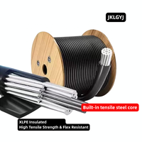 Cable Triplex ABC de 3x25mm2, 0.6/1kV, Aislamiento XLPE, Cable de Aluminio para Servicio Aéreo, para Construcción de Centrales Eléctricas Comerciales
