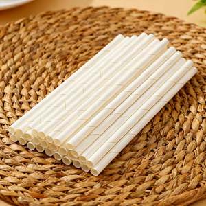 Pailles en papier jetables de haute qualité, fournisseur chinois, service OEM professionnel, matériau premium de bonne qualité - Product Image 2