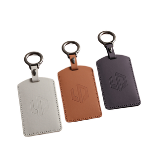 Étui <span class=keywords><strong>de</strong></span> protection en cuir pour clé <span class=keywords><strong>de</strong></span> voiture, couleur d'origine, pour télécommande sans clé Leapmotor B01 C11 C16 C10, accessoires <span class=keywords><strong>de</strong></span> protection <span class=keywords><strong>de</strong></span> carte-clé - Product Image 1