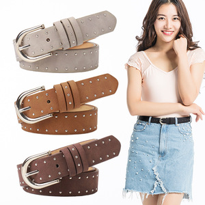 Nouvelle ceinture fine en cuir PU style rétro pour femme, avec boucle en alliage, idéale pour jupes, vente en gros, modèle <span class=keywords><strong>SONGQI</strong></span> - Product Image 1