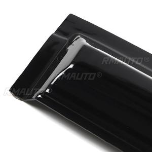 4 Pcs Black Tinted Car Side <b>Window</b> Visor Guard <b>Vent</b> Rain Guard Cover Trim Protection Awning Shelter for FORD for FOCUS 2009-2018 - Product Image 5