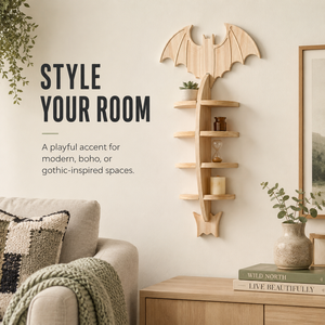 Custom Hanging <b>Wall</b> Shelf for Living Room Bedroom Entryway Bathroom Decor Small Compartment Storage Wood <b>Floating</b> Rack - Product Image 4