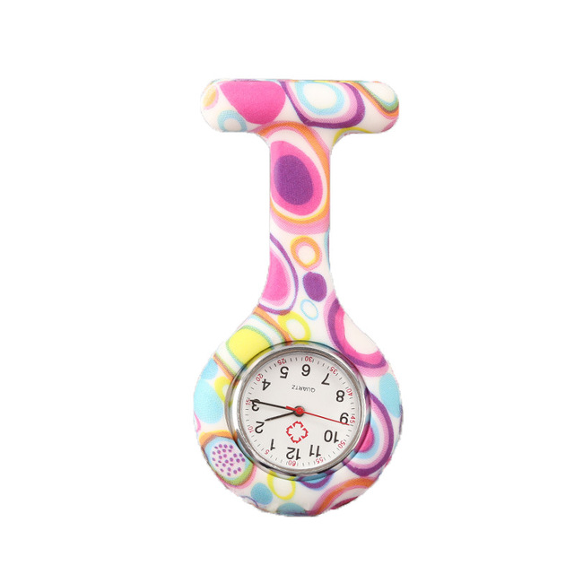 Customized Logo Watch Top Brand Medical Suppliers Breast Brooch Nurse Pocket Classic Nurses Doctors Paramedic Tunic Lapel P