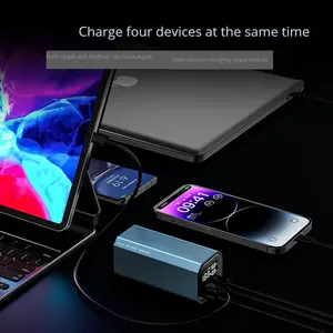 2025 nouveau produit <span class=keywords><strong>Powerbank</strong></span> 20000mAh ordinateur portable tablette téléphone portable Portable batterie externe PD <span class=keywords><strong>100</strong></span> <span class=keywords><strong>Watt</strong></span> chargeur de batterie externe - Product Image 3