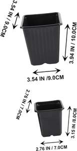 Tasses de pépinière <span class=keywords><strong>en</strong></span> <span class=keywords><strong>plastique</strong></span> Boîtes de culture de germination des plantes Outils de pot de <span class=keywords><strong>repiquage</strong></span> Pots de fleurs de jardin Jardinières - Product Image 6