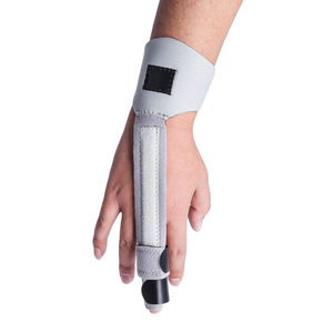 Attelle d'immobilisation des doigts PANS, taille unique, grise, pour fracture, entorse, soutien des tendons - Product Image 1