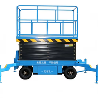 Plateforme élévatrice à ciseaux mobile électrique hydraulique de 4 à 18 m avec moteur de 2,2 kW et plateforme en acier Q345, en promotion